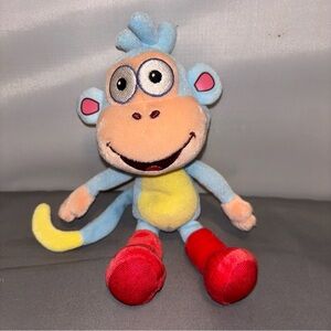 TY Beanie Babies 7” BOOTS Monkey Dora Explorer Beanbag Plush Stuffed Animal 2014